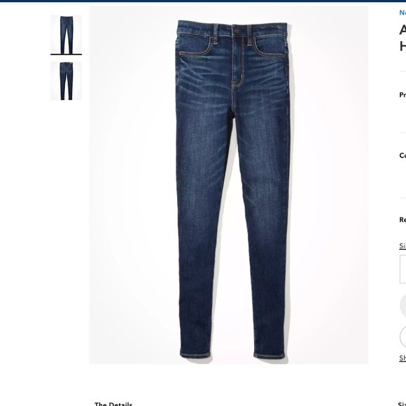 AE NE(X)T LEVEL JEGGING American Eagle Jeans Sz 4 - Picture 3 of 9
